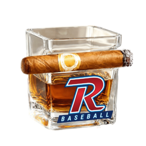 Recruit Baseball Cigar Whiskey Glass