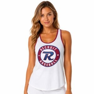 Recruit Baseball Women's Sleeveless Performance Top with Built-In Bra
