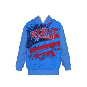 Recruit American Flag - Kid's Heavy Fleece Hoodie