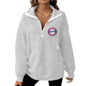 "Reppin Pontiac" Half-Zip Fleece