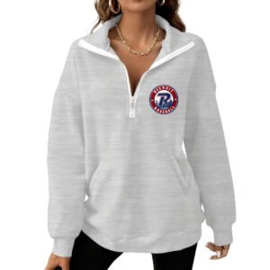 "Detroit Skyline" Half-Zip Fleece