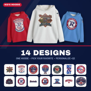 Recruit Baseball Kid’s Hoodie (Pick Your Design)