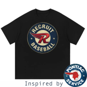 'Recruit Baseball Retro Wing' Tee